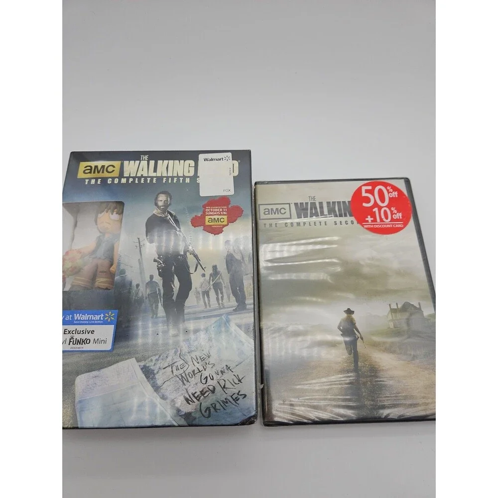 The Walking Dead Seasons 2 And 5 With Darryl Funko Pop Sealed